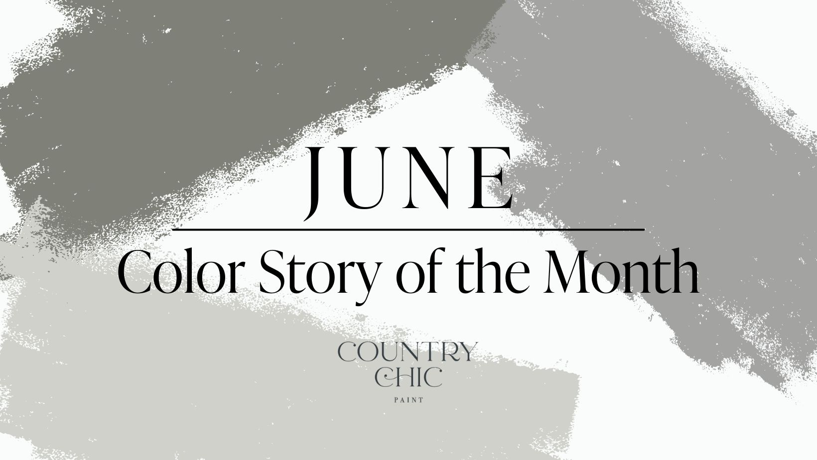 Color of the month June 2022 blog post header - lazy linen, pebble beach, cobblestone