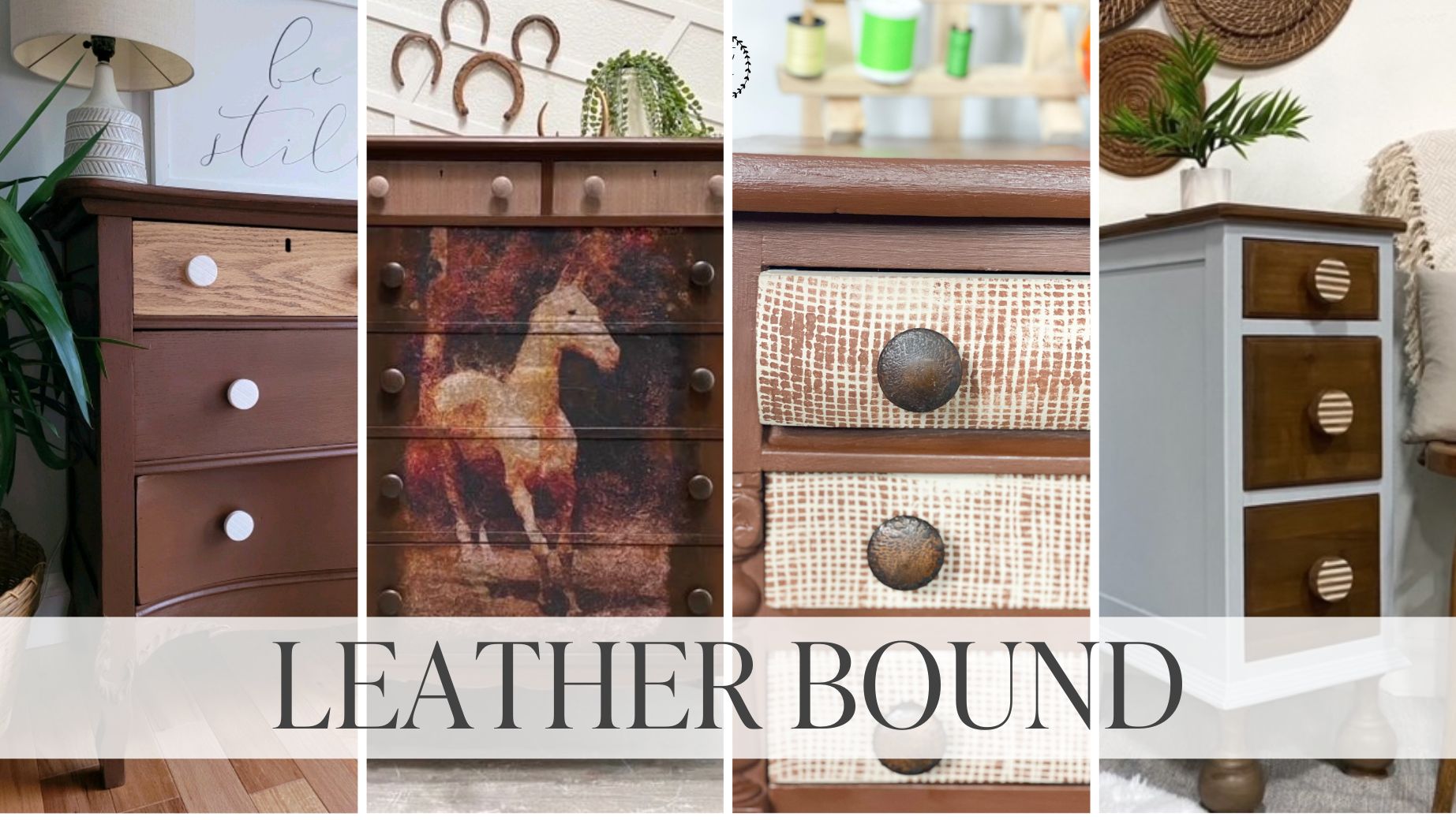 Leather Bound, a chocolate brown, chalk-like paint
