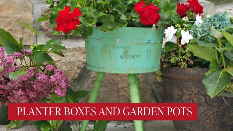 PLANTER BOXES AND GARDEN POTS