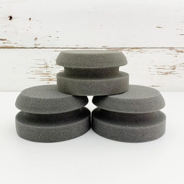 Three Country Chic Paint Painting Sponges stacked