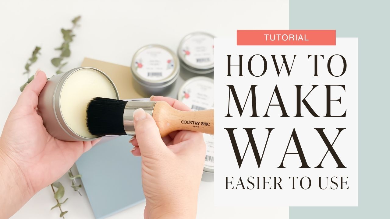 Tutorial_how to make wax easier to work with