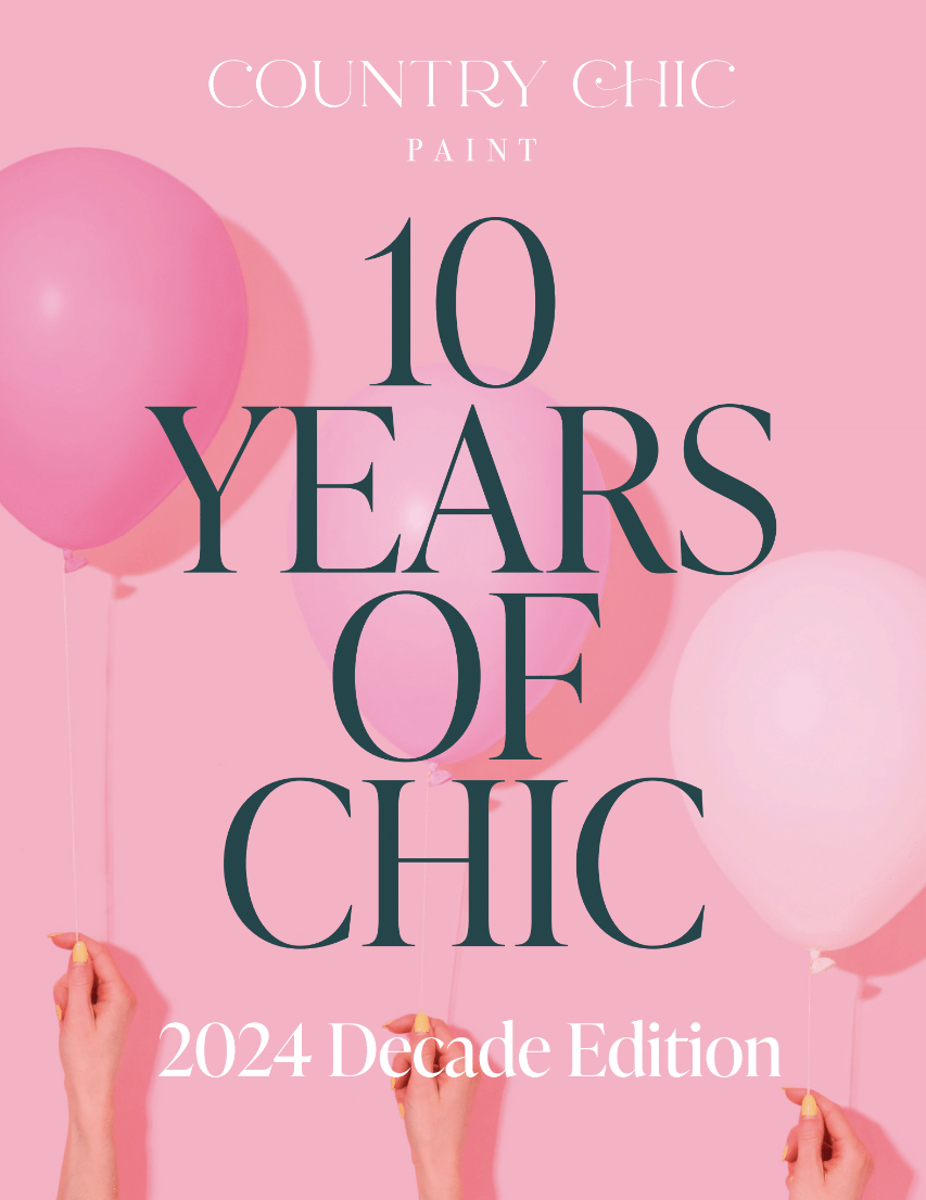 Pink balloon magazine cover - 10 years of chic 2024 decade edition