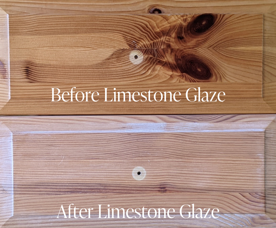 Before and after with Glaze