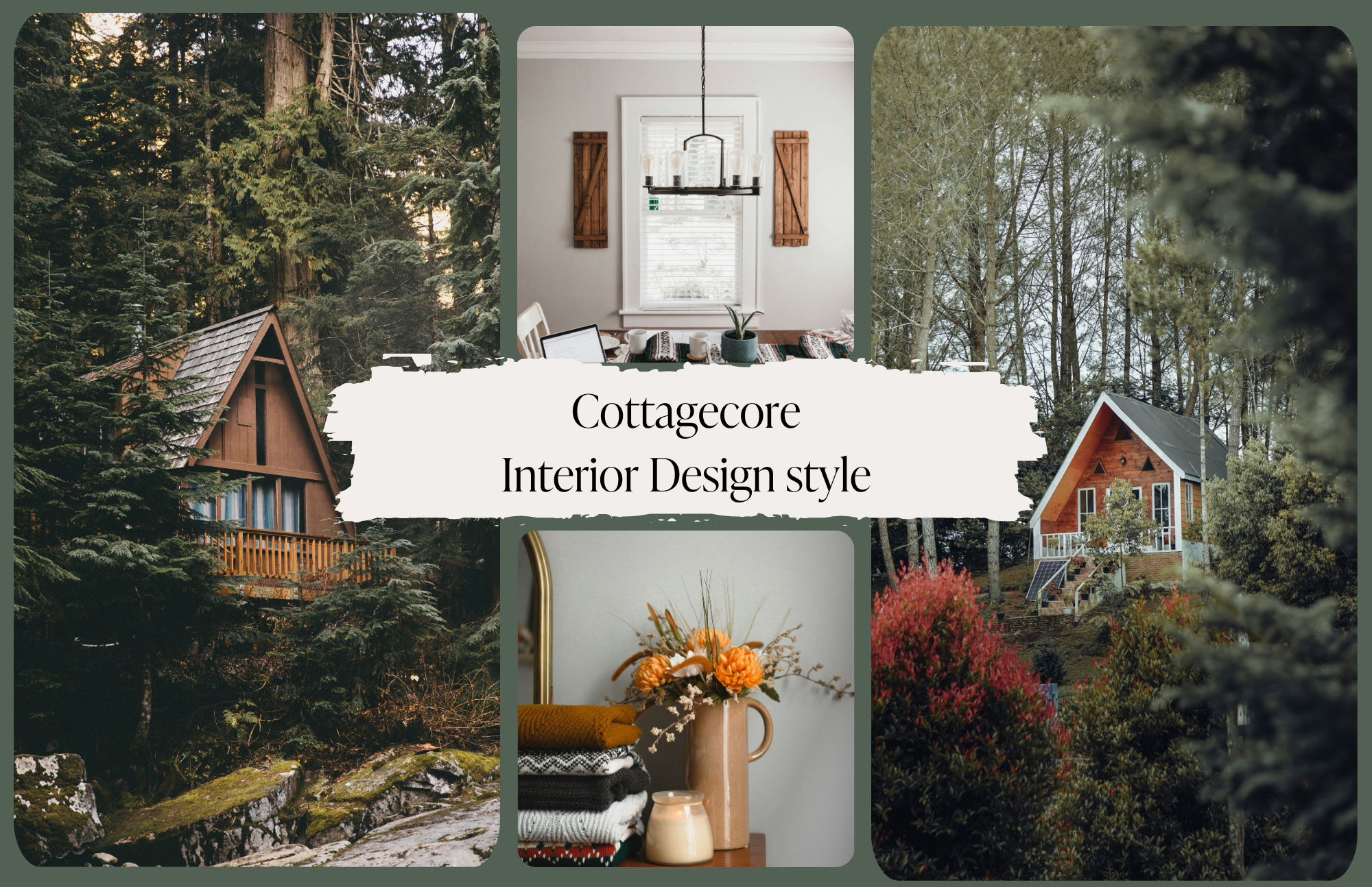 cottagecore interior design style blog cover